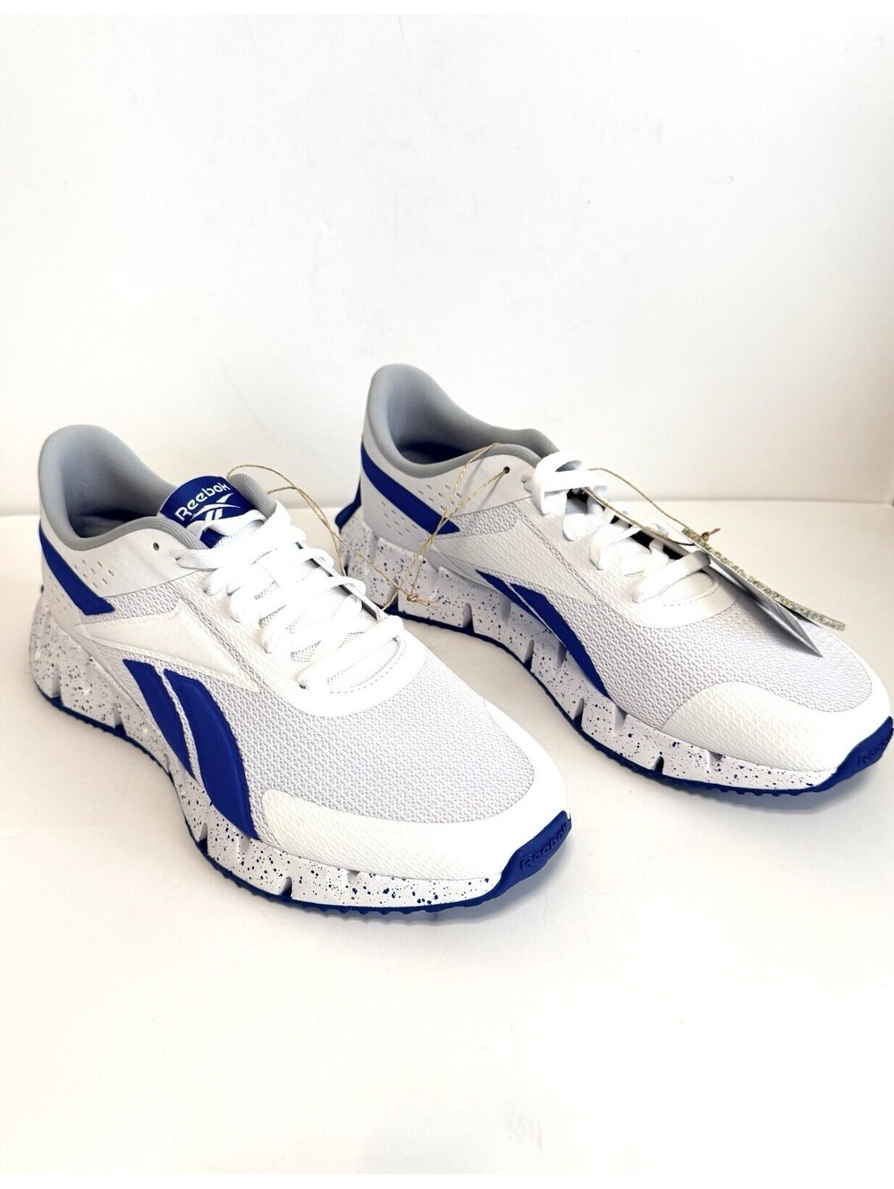 Reebok Zig Dynamica 2 CL Men’s Running Shoes Size 12 White Vector Blue
